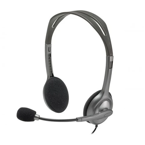Logitech H110 Stereo Headset with Noise-Canceling Microphone (Dual 3.5mm)