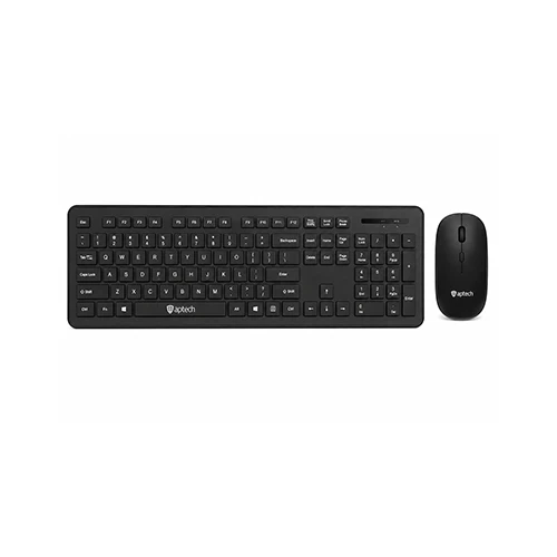 Aptech P740W 2.4GHz Wireless Ergonomic Gaming Keyboard & Mouse Combo