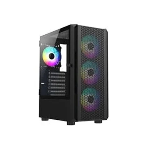 Aptech R21-Metal RGB Gaming Casing (Black)