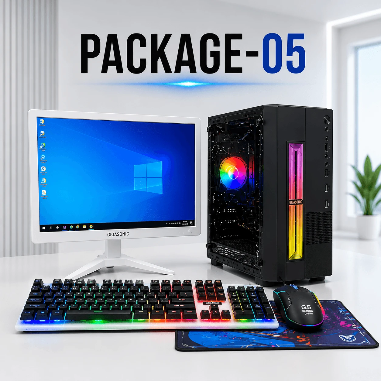 PC TECH Package-05 Intel Core i5 (4th Gen) Desktop PC with 19" Monitor