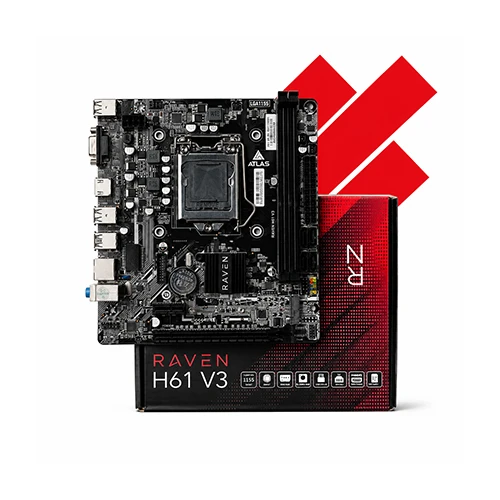ATLAS RAVEN H61 V3 LGA 1155 Motherboard